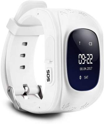 

MOBILE LINK Q50 Children Smart Watch,Kids Wrist Watch with Anti-lost ,GPS Finder Tracker SOS Call Location Realtime Remote Monitor Pedometer Step Sleep Tracker Smartwatch(White) WHITE Smartwatch(White Strap Regular)