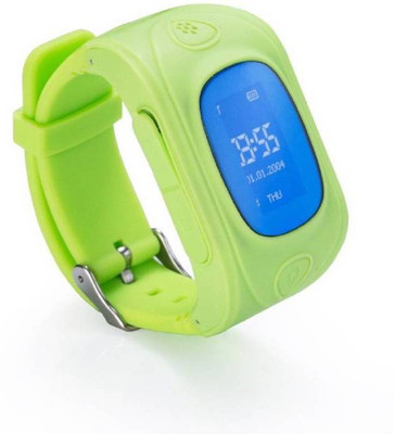 

MOBILE FIT All Android Compatible(Q50 Green) green Smartwatch (Green Strap Regular) GREEN Smartwatch(Green Strap Regular)