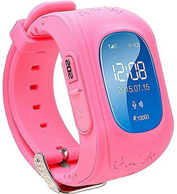 

MOBILE FIT Q50 Children Smart Watch PINK Smartwatch(Pink Strap Regular)