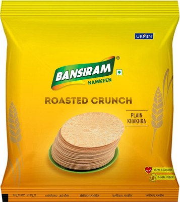 

BANSIRAM ROASTED CRUNCH PLAIN KHAKHRA(360 g, Pack of 2)