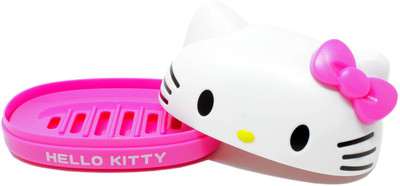 

Tootpado Kitty Cat Soap Box - Pink (3HNK20) - Soap Cases For Bathroom With Cover(Pink)