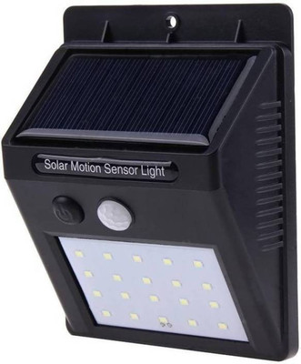 

Divye Electronics Solutions 20 LED Solar Power LED Solar light Outdoor Wall LED Solar lamp With PIR Motion Sensor Night Security Bulb Street Yard Path Garden lamp Solar Light Set(Wall Mounted Pack of 1)