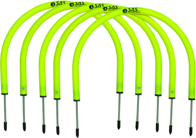

SAS C-Shape Arcs for Soccer Training PVC Speed Hurdles(For Adults, Children Pack of Pack of 5)