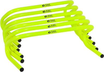 

SAS Durable Water proof 6 Inch PVC Speed Hurdles(For Adults, Children Pack of Pack of 6)