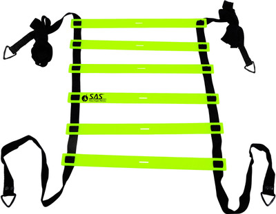 SAS 6 Rungs for Agility Training Speed Ladder(Green)