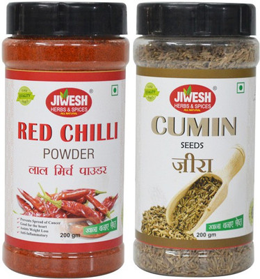 

Jiwesh Combo (Jeera (Cumin)+Red Chilli)(400 g)
