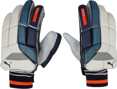 Puma EVO 5 Batting glove Batting Gloves (Free Size, Blue), Nrgy turquoise-blue-fiery-lh