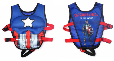 

Wishkey Swimming Adjustable Life Jacket Vest Super Hero Character Floating Belt Water Sports Pool Accessories Swimming Training Buoyancy Float For Kids 3 to 8 years Swim Floatation Belt