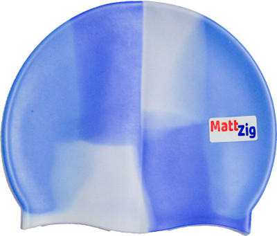 

MattZig Imported Swimming Cap (One Piece) Swimming Cap(Multicolor, Pack of 1)