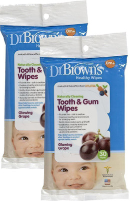 

Dr. Brown's 687976 Teeth Wipe(Pack of30)