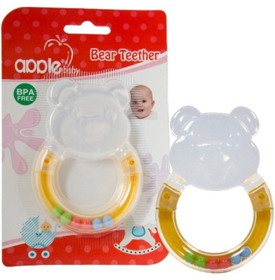 

Apple Baby Baby Bear Teether - Yellow Teether(Yellow)