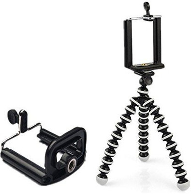 

Die Hard Gorilla Tripod 6(inch) Fully Flexible Foldable Octopus Mini Tripod Stand (7 Inch Height) for Smartphone & Action Cameras (Black & White) Monopod Kit(Black & White, Supports Up to 1 g)