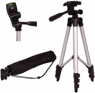 

Anytech ™ Universal Flexible 3110 Tripod With 3-Way for Digital Camera Video Camcorder Tripod Kit Tech02 Tripod(Silver, Supports Up to 1500 g)