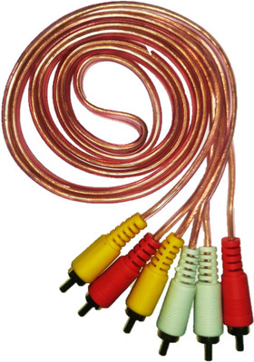 

Brand one TV-out Cable 3 RCA cable Male to 3RCA Male pure copper Stereo Audio Video RCA Cable 3RCA to 3RCA Cable 6ft AV Audio Video line Composite TV DVD Red White Yellow,(Golden, For TV)