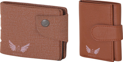 Martell Men Brown Artificial Leather Wallet(4 Card Slots)