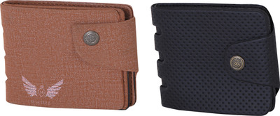 

Martell Men Brown Artificial Leather Wallet(2 Card Slots), Black