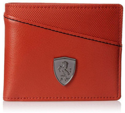 

Puma Men Casual Red Artificial Leather Wallet(3 Card Slots)