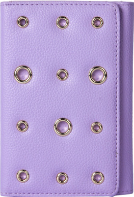 

Machli Girls Purple Artificial Leather Wallet(16 Card Slots)