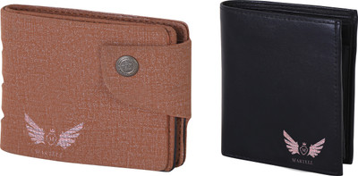 

Martell Men Brown Artificial Leather Wallet(2 Card Slots), Black