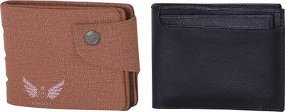 

Martell Men Brown Artificial Leather Wallet(2 Card Slots), Black