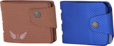 

Martell Men Brown Artificial Leather Wallet(2 Card Slots), Blue