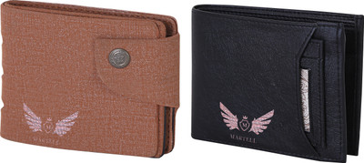

Martell Men Brown Artificial Leather Wallet(2 Card Slots), Black