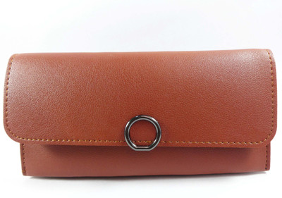 

SB Women Brown Artificial Leather Wallet(6 Card Slots)