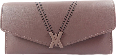 

SB Women Purple Artificial Leather Wallet(6 Card Slots)