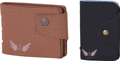 

Martell Men Brown Artificial Leather Wallet(4 Card Slots), Black