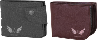 

Martell Men Grey Artificial Leather Wallet(2 Card Slots), Brown
