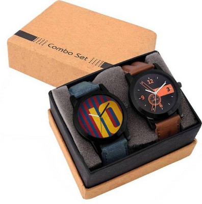 

Sponix Mart leather-step-10-number-and-001-brown-watches-combo-for-men Watch - For Boys & Girls