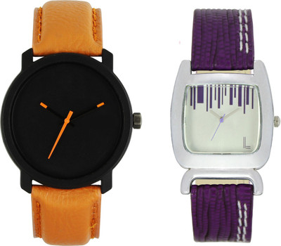 

Shocknshop LR20_207 Designer Analog Chain Strap Couple Watch - For Men & Women