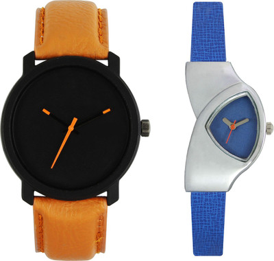 

Shocknshop LR20_208 Designer Analog Chain Strap Couple Watch - For Men & Women