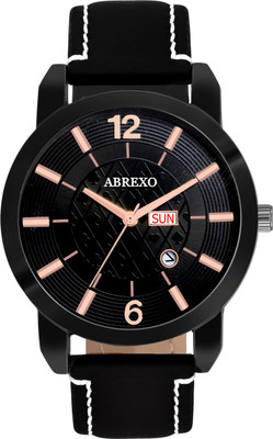 

Abrexo Abx2048-BK BLACK COPPER GLANCE Watch - For Men