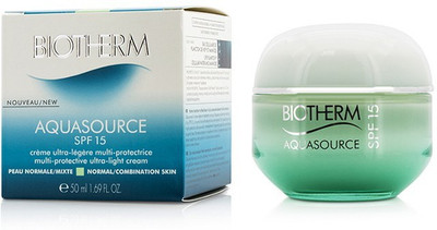 

Biotherm Aquasource Multi-Protective Ultra-Light Cream SPF 15 - For Normal/Combination Skin(50 ml)