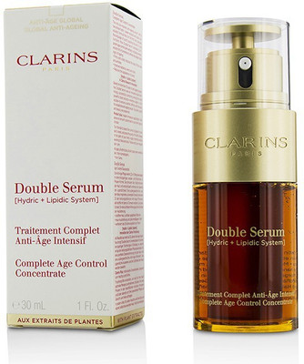 

Clarins Double Serum (Hydric + Lipidic System) Complete Age Control Concentrate(30 ml)