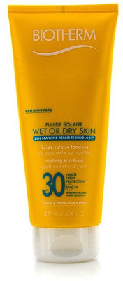 

Biotherm Fluide Solaire Wet Or Dry Skin Melting Sun Fluid SPF 30 For Face & Body - Water Resistant(200 ml)