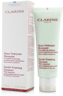 

Clarins Gentle Foaming Cleanser with Tamarind & Purifying Micro Pearls - Combination or Oily Skin(125 ml)