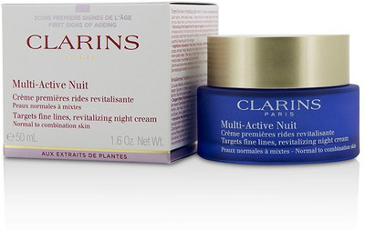 

Clarins Multi-Active Night Targets Fine Lines Revitalizing Night Cream - For Normal To Combination Skin(50 ml)