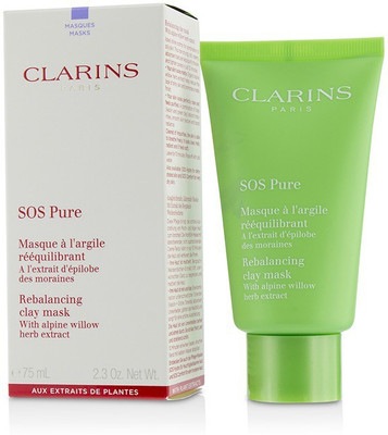 

Clarins SOS Pure Rebalancing Clay Mask with Alpine Willow - Combination to Oily Skin(75 ml)