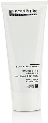 

Academie Clay To Oil 2 in 1 Mask - For All Skin Types (Salon Size)(200 ml)
