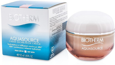 

Biotherm Aquasource 48H Continuous Release Hydration Rich Cream - For Dry Skin(50 ml)
