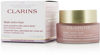 

Clarins Multi-Active Day Targets Fine Lines Antioxidant Day Cream-Gel - For Normal To Combination Skin(50 ml)