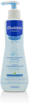 

Mustela No Rinse Cleansing Water (Face & Diaper Area) - For Normal Skin(300 ml)