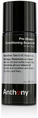 

Anthony Logistics For Men Pre-Shave + Conditioning Beard Oil - For All Skin Types(59 ml)