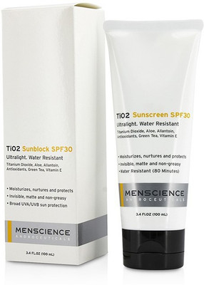 

Menscience TiO2 Sun Block SPF 30 Waterproof(100 ml)