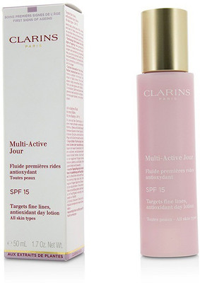 

Clarins Multi-Active Day Targets Fine Lines Antioxidant Day Lotion - For All Skin Types(50 ml)