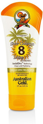 

Australian Gold Sheer Coverage Lotion Sunscreen Broad Spectrum SPF 8(177 ml)