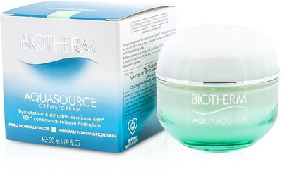 

Biotherm Aquasource 48H Continuous Release Hydration Cream - For Normal/ Combination Skin(50 ml)