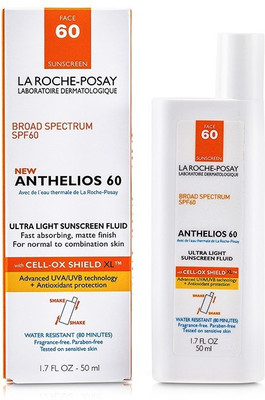

La Roche Posay Anthelios 60 Ultra Light Sunscreen Fluid (Normal/ Combination Skin)(50 ml)